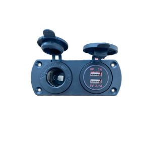Concord 2.1A ve 1A 2 USB'li Çakmaklık Girişli Araç, Tır, Bot, Tekne Marine, Şarj Aleti 12-24volt