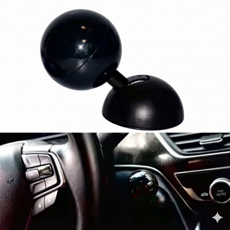 Bilardo Topu Tasarımlı Metal Start Stop Düğmesi Siyah Bilardo Topu Tasarımlı Metal Start Stop Düğmesi Siyah