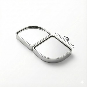 Üçgen Dönerli Yapışkanlı Kör Nokta Aynası 2'li