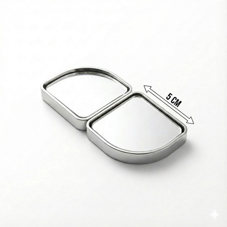 Üçgen Dönerli Yapışkanlı Kör Nokta Aynası 2'li