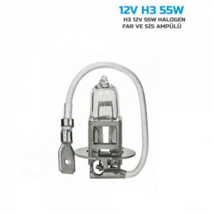Sentinel H3 Halojen Far Ampülü 12V 55Watt Sarı