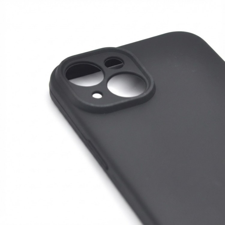 iPhone 13 Uyumlu Esnek Siyah Telefon Kılıfı iPhone 13 Uyumlu Esnek Siyah Telefon Kılıfı