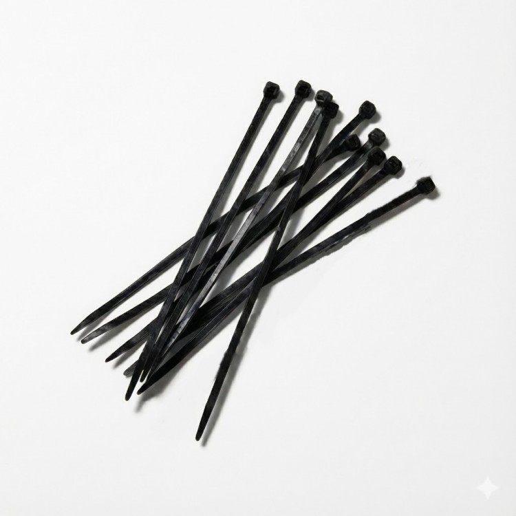 Kablo Bağı Kelepçe Cırt 4,8x400mm 10'lu Beyaz