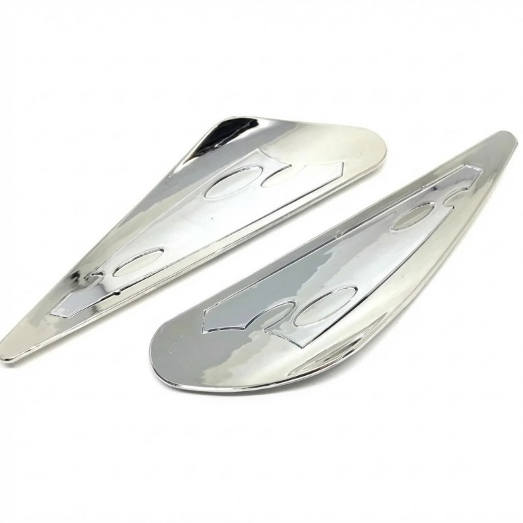 Carub Universal Silecek Rüzgarlığı 2'li Krom Carub Universal Silecek Rüzgarlığı 2'li Krom