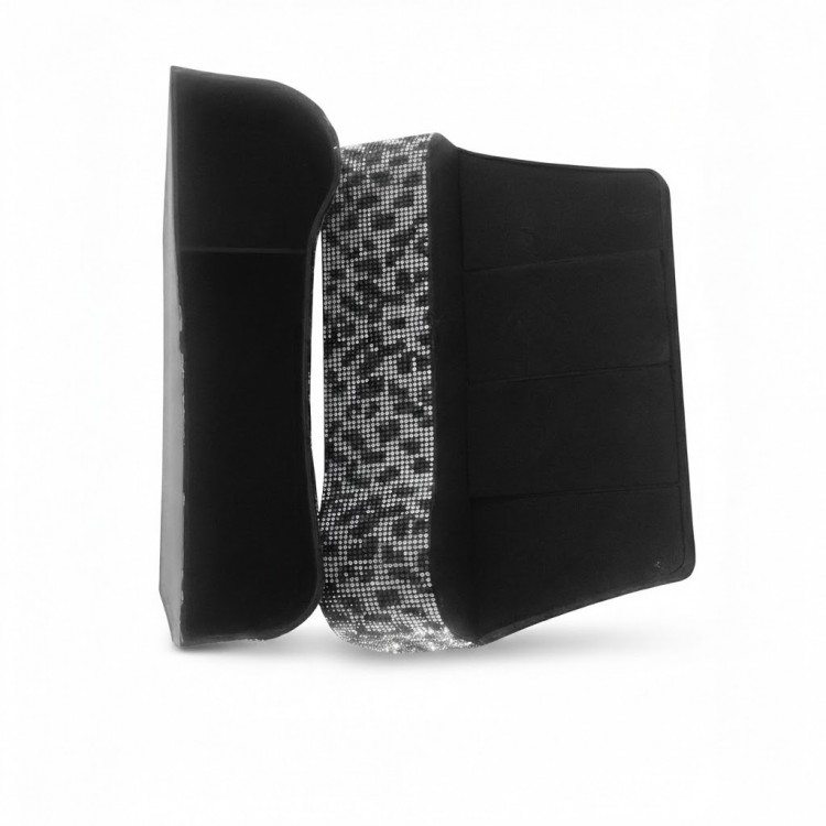 Araç Koltuk Arası Ceplik ve Düzenleyici Organizer 2'li Siyah-Beyaz Leopar Desenli Araç Koltuk Arası Ceplik ve Düzenleyici Organizer 2'li Siyah-Beyaz Leopar Desenli