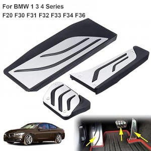BMW 1 3 5 Serisi F20 F30 F31 F32 F33 F34 F36 Uyumlu M Sport Geçme Otomatik Pedal Seti Orijinal Siyah Krom BMW 1 3 5 Serisi F20 F30 F31 F32 F33 F34 F36 Uyumlu M Sport Geçme Otomatik Pedal Seti Orijinal Siyah Krom