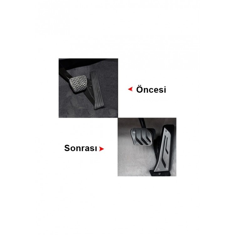 BMW E46 E60 E90 X5 E92 E93 Uyumlu Orjinal Manuel Pedal Seti Gaz Fren Debriyaj 3 Prç