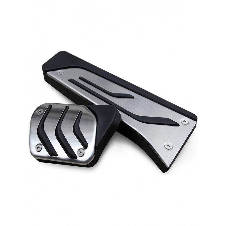 BMW E46 E60 E90 X5 E92 Uyumlu Otomatik Vites Pedal Seti Gümüş 2 Parça BMW E46 E60 E90 X5 E92 Uyumlu Otomatik Vites Pedal Seti Gümüş 2 Parça