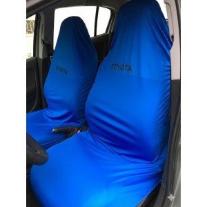 Likralı Kumaş Servis Kılıfı Ön 2'li Toyota Mavi Likralı Kumaş Servis Kılıfı Ön 2'li Toyota Mavi