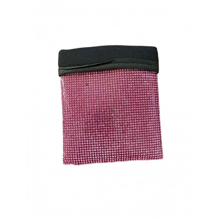 Kristal Taşlı Araç İçi Kese Ceplik Organizer Torpido Yanı Eşya Düzenleyici Kalemlik Telefonluk Pembe