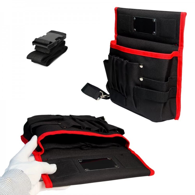 Profesyonel Araç Kaplama Cam Filmi Alet Bel Çantası Oxford Kumaş Mıknatıslı Büyük