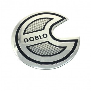 Doblo Yakıt Depo Kapağı Alüminyum Sticker Etiket 13.7cm