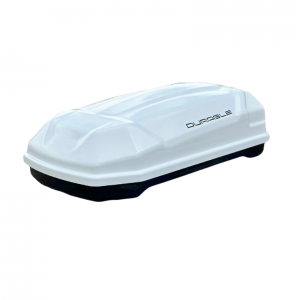 Durable Araç Üstü Port Bagaj 500 Lt Kilitli ABS Plastik Beyaz