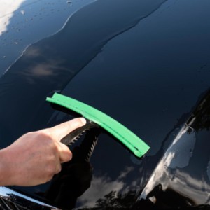 Wipe-N-Shine Saplı Silikon Geniş Su Çekçek Cam Filmi Uygulama Aparatı 18x34cm