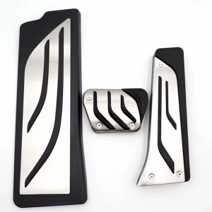 BMW 5 Serisi G30 M Sport 20i 2017-2023 Uyumlu Geçme Otomatik Pedal Seti Orijinal Siyah Krom BMW 5 Serisi G30 M Sport 20i 2017-2023 Uyumlu Geçme Otomatik Pedal Seti Orijinal Siyah Krom