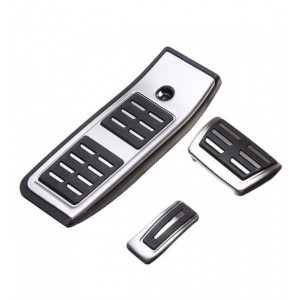Audi A4 B9 A5 F5 2016-2023 Uyumlu Geçme Otomatik Pedal Seti 3 Parça Siyah Krom Audi A4 B9 A5 F5 2016-2023 Uyumlu Geçme Otomatik Pedal Seti 3 Parça Siyah Krom