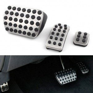 Mercedes Vito Viano Class V W447 W639 2010-2018 Uyumlu Geçme Otomatik Pedal Seti 3 Parça Siyah Krom