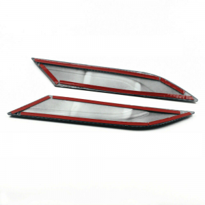 Honda Civic FE1 2022 ve Sonrası Uyumlu Çamurluk Üstü Ventil Dekoru Seti Parlak Siyah