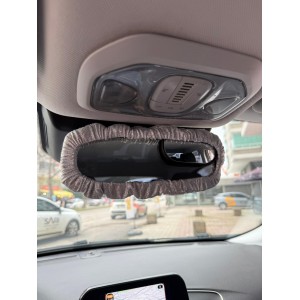 Hologram Noktalı Araç İçi Dikiz Ayna Kılıfı Süsü Beyaz