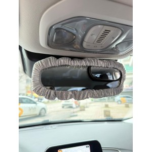 Hologram Noktalı Araç İçi Dikiz Ayna Kılıfı Süsü Beyaz