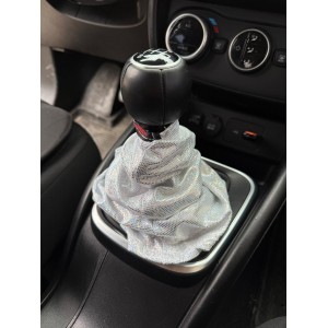 Hologram Noktalı Vites Körüğü Vites Süsü Beyaz