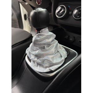 Hologram Noktalı Vites Körüğü Vites Süsü Beyaz