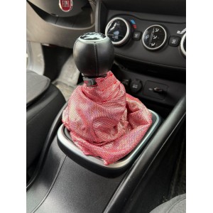 Hologram Noktalı Vites Körüğü Vites Süsü Kırmızı