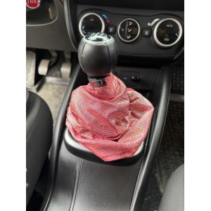 Hologram Noktalı Vites Körüğü Vites Süsü Kırmızı