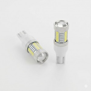 T15 Park Stop Geri Vites Lambası 12V 33 Ledli Mercekli Beyaz 