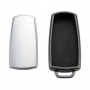 Volkswagen Sustasız Uyumlu Silikon Oto Anahtar Kumanda Kabı Kılıf Gri