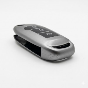 Ford Focus 4 Uyumlu Silikon Oto Anahtar Kumanda Kabı Kılıf Gri