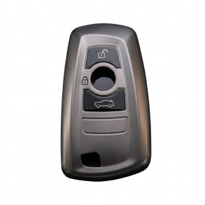 BMW F30 Uyumlu Silikon Oto Anahtar Kumanda Kabı Kılıf Gri