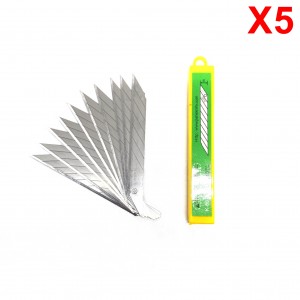 KO-80 Çelik Maket Bıçağı Falçata Ucu Yedeği 9mm 30 Derece Küçük 50'li