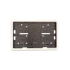 Çerçeveli Motor Plakalık Plaka Altlığı Beyaz 17x26 cm Çerçeveli Motor Plakalık Plaka Altlığı Beyaz 17x26 cm