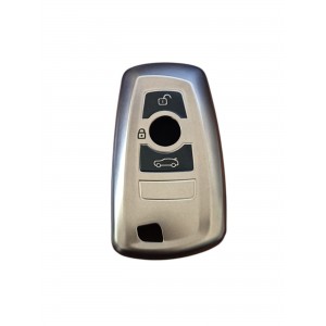 BMW F30 Anahtar Uyumlu Silikon Oto Anahtar Kumanda Kabı Kılıf Füme