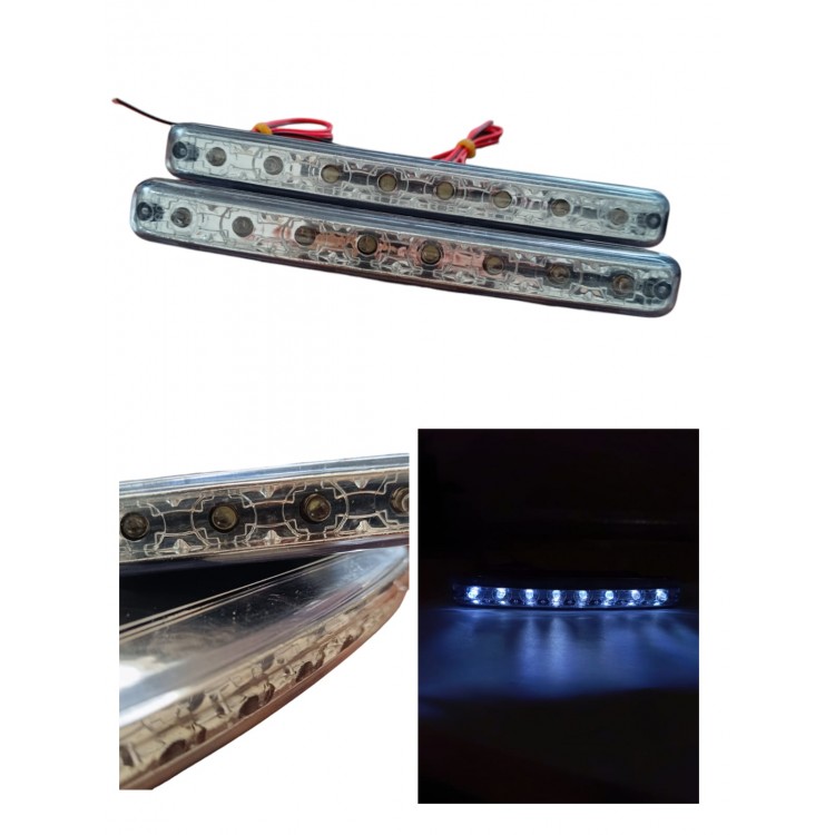 Gündüz Ledi 8 Ledli Sis Farı Beyaz 12V