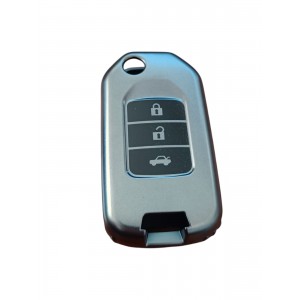 Honda Fc5/H-RV/C-RV Anahtar Uyumlu Silikon Oto Anahtar Kumanda Kabı Kılıf Füme