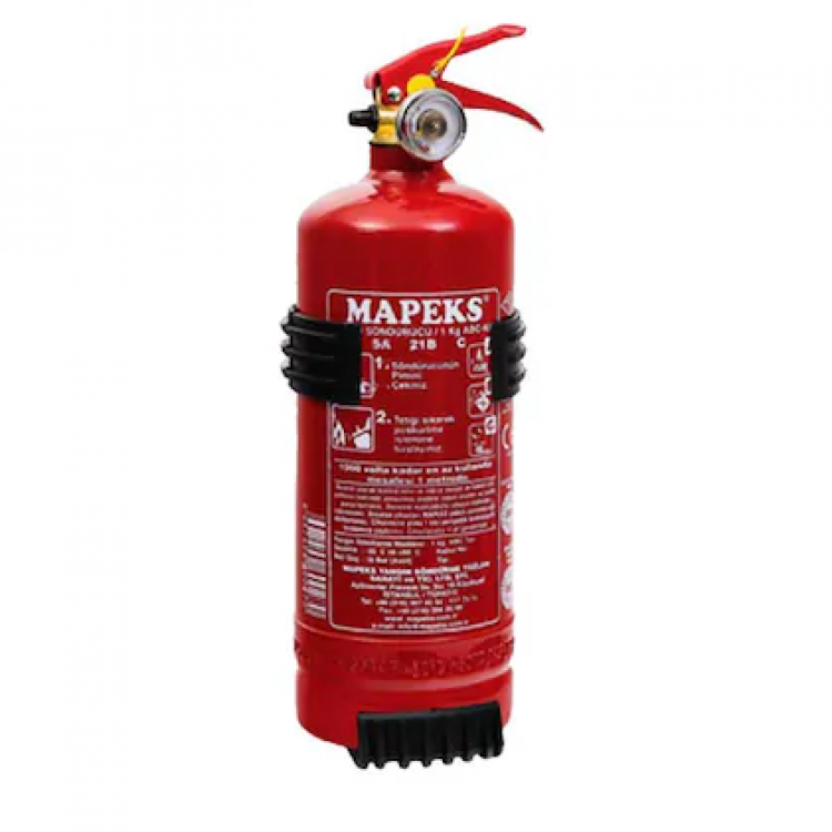 MAPEKS Araç Yangın Tüpü 1KG Sabitleme Aparatlı SKT:10.2027 MAPEKS Araç Yangın Tüpü 1KG Sabitleme Aparatlı SKT:10.2027