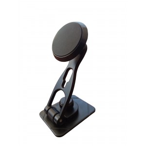 Mıknatıslı Yapışkanlı 360 Dereceli Telefon Tutacağı Tutucu Siyah