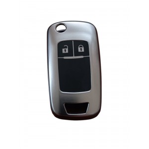 Opel Astra J Anahtar Uyumlu Silikon Oto Anahtar Kumanda Kabı Kılıf Füme