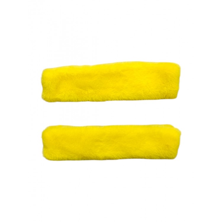 Peluş Seyahat Emniyet Kemer Pedi Kılıfı 2'li Sarı Peluş Seyahat Emniyet Kemer Pedi Kılıfı 2'li Sarı