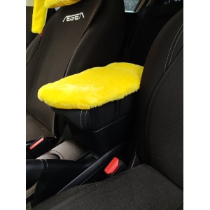 Yumuşak Peluş Kol Dayama Kolçak Minderi Sarı