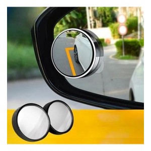 Yuvarlak Dönerli Oto Motosiklet Kör Nokta Aynası 2'li Siyah BH-1003